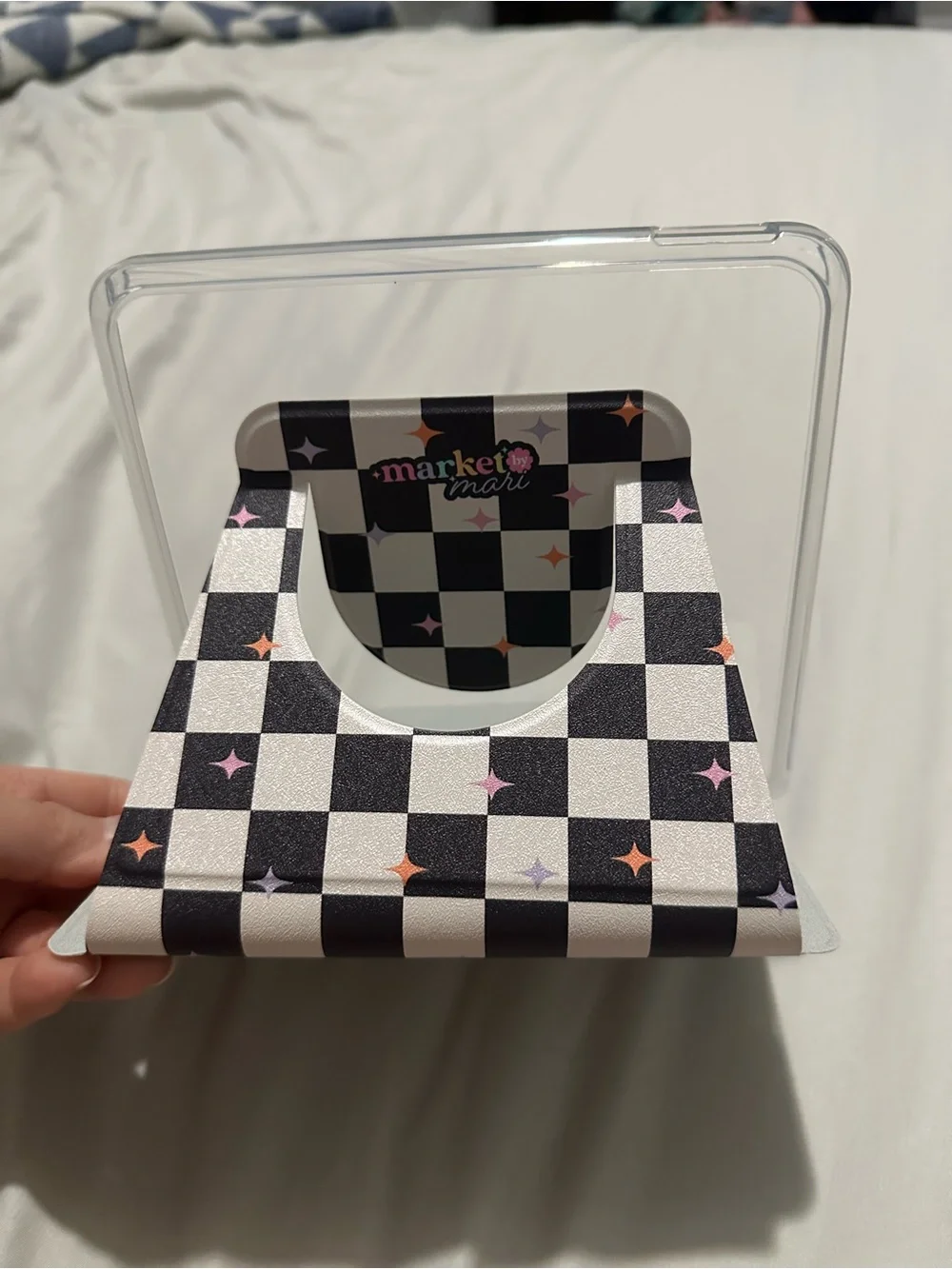 Kobo Libra color Checkerboard case with removable stand/ cover